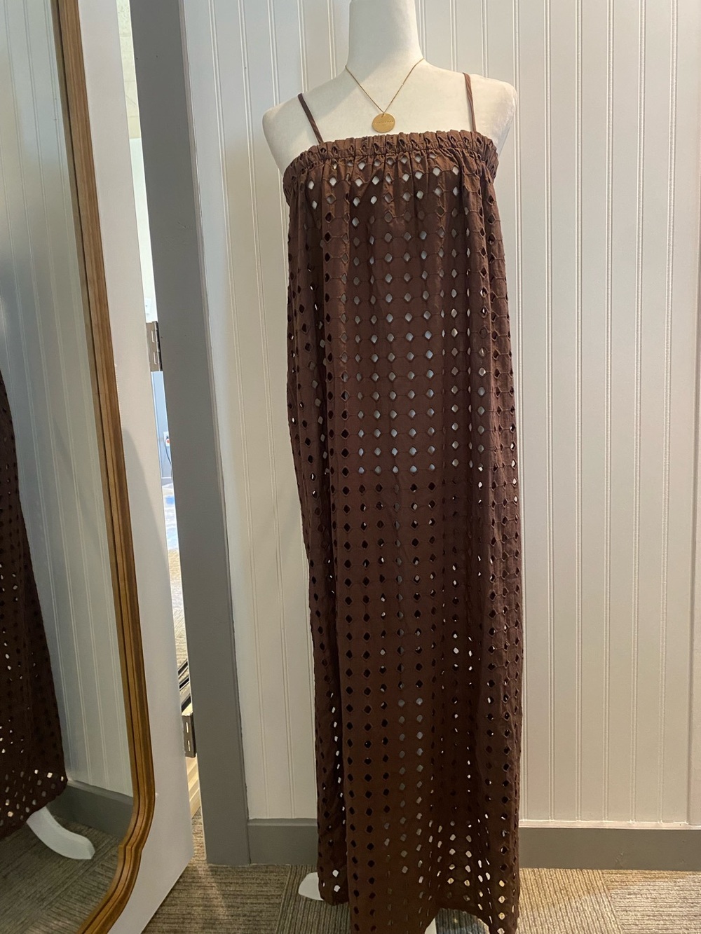Eyelet Maxi Dress